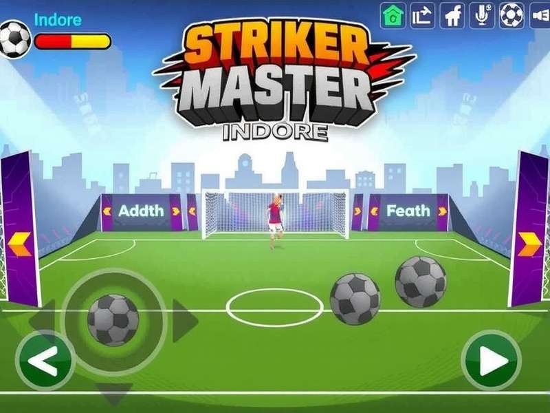 Striker Master Indore Gameplay Controls